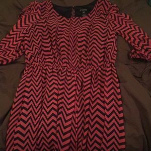 Chevron Pattern Dress